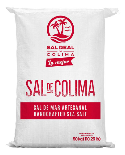 Sal De Mar En Grano Sal Real De Colima Costal 50 Kg