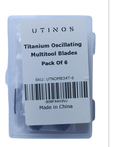 Hoja Multiherramienta Oscilante De Titanium Paquete 6 Unida