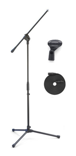 Samson Mk10x Soporte Pie Micrófono Boom + Cable + Pipeta 6pa