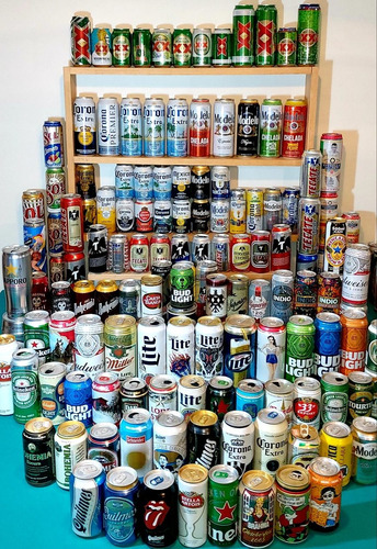 Latas De Cerveza Colección Heineken Corona Tecate Budweiser