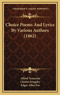 Libro Choice Poems And Lyrics By Various Authors (1862) -...