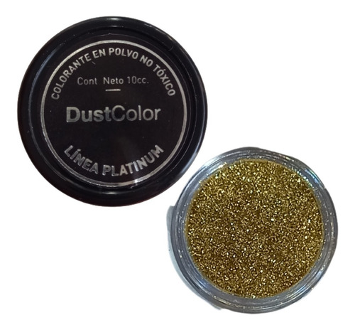 Glitter Brillantina Comestible Dorado Dustcolor Repostería