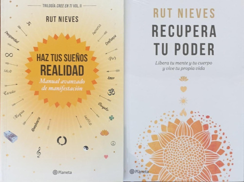 X2 Tus Sueños Realidad + Recupera Poder Rut Nieves Planeta