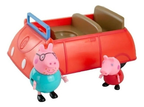 Boneca Peppa Pig Carro Da Família Pig Com Som Sunny