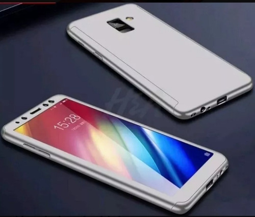 Forro Estuche Protector Lujo 360 Samsung A9 2018 + Vidrio