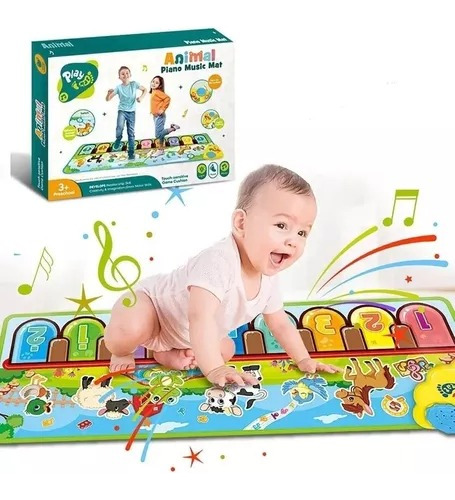 Alfombra De Piano Musical Para Bebe Niño Sonidos