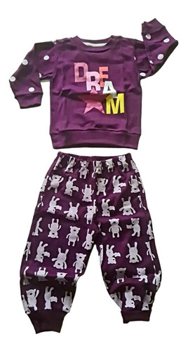 6361 Pijama Beba Estampado Mambo Kids Desde 6 A 30 Meses!!