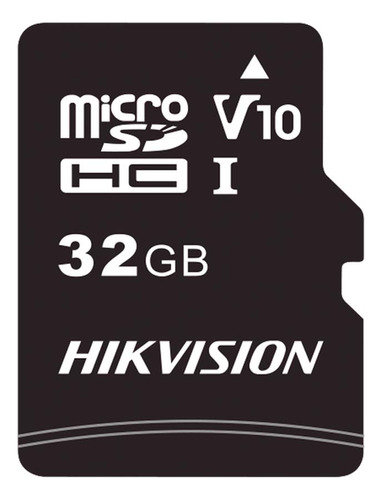 Hikvision Tarjeta Memoria microSD para Celular o Tablet 32 GB Multipropósito C1 Series 32GB Modelo HS-TF-C1/32G Clase 10