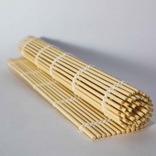 Imagen 5 de 6 de Esterilla Para Hacer Sushi Rollo De Madera De Bambú