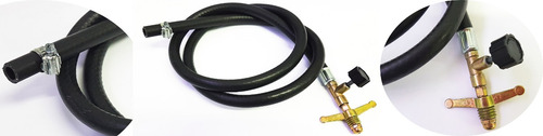 Kit Mangueira Gas 2mt P13 Alta Pressao Fogao Fogareiro