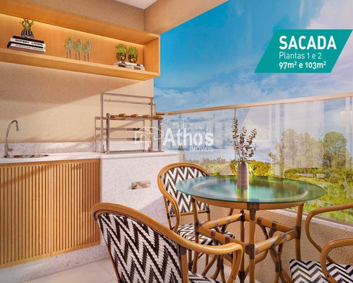 Imagem 7 de 9 de Apto - Lançamento - 3dormts.(1 Suíte), Wc. Social, Sala Com Varanda Gourmet, Cozinha, A.s., 2 Vagas De Garagem Cobertas, Área De Lazer, Lago, Bosque E Elevador Panoramico. - Ap01750 - 69819737