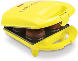 Máquina Para Mini Donas Babycakes Amarilla Antiadherente Color Amarillo