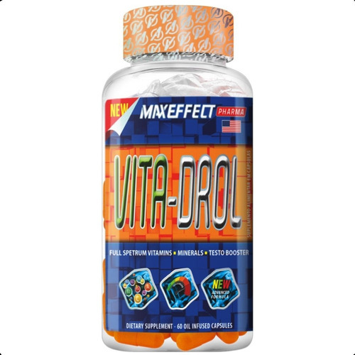 Vita-drol Multivitamínico Maxeffect Pharma 60 Caps