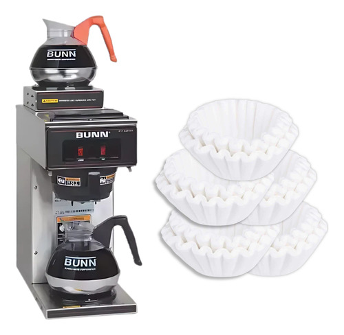 Kit De Máquina De Café Coado Bunn Vp17a Com Jarra E Filtros