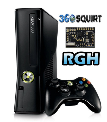 Xbox 360 Slim Flash Rgh 4gb 100% Nueva !!