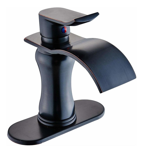 Bathfinesse Cascada Baño Grifo De Bronce Frotado Aceite Grif