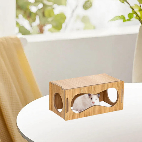 Túnel De Madera De Hámster Madera Hámster 22x11x10cm