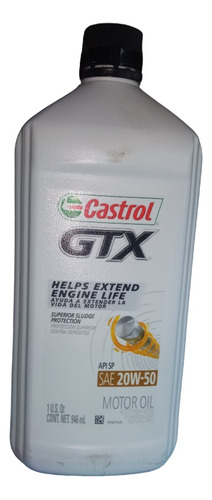 Aceite De Motor Mineral 20 50 Castrol