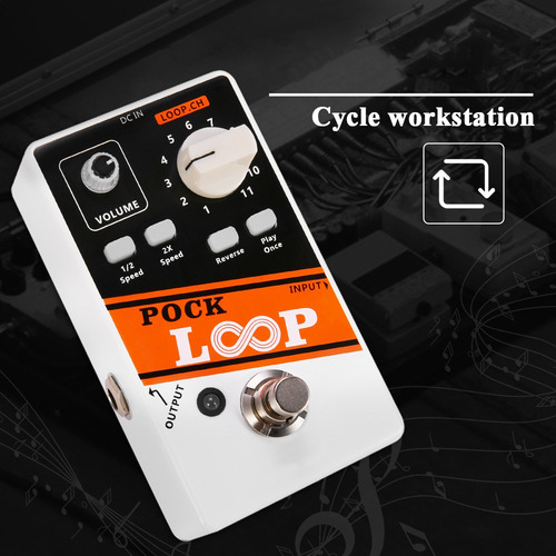 Pock Loop Looper Guitar Effect Pedal 11 Loopers Max.330mins