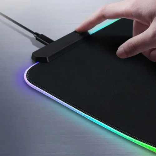 Mouse Pad Gamer Alfombrilla Luminosa Colorida Con Luces Rgb