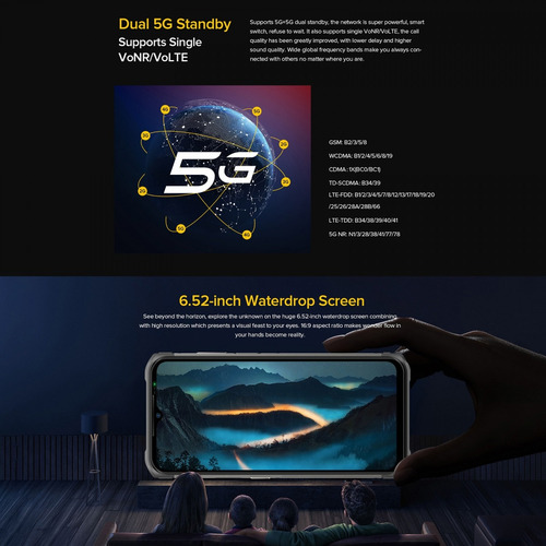 Ulefone Armor 12 | Dualsim Resistente Golpes Polvo Agua | 5g