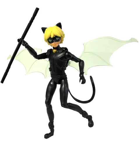 Miraculous Zag Heroez Cat Noir Figura 12 Cm