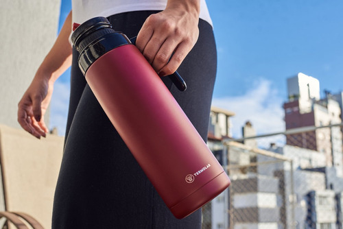 Garrafa Térmica 100% Inox R-evolution Rosa Cyber 1l Termolar