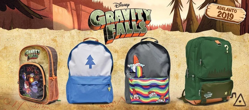Mochila Espalda Gravity Falls 18 PuLG Orig. Disney Playking