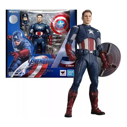 Figura Original Capitan America Sh Figuarts End Game Edition