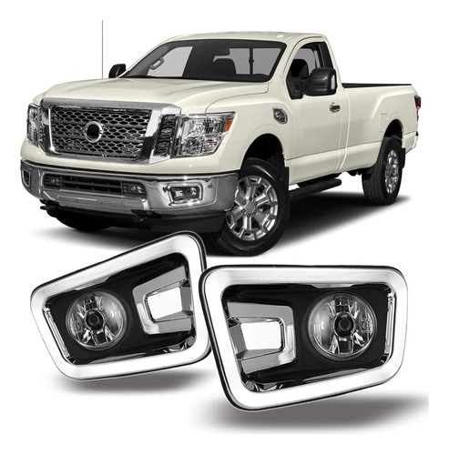 Cpw Luz Antiniebla Para Nissan Titan Xd Par Conduccion Kit