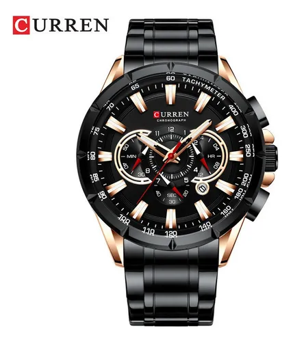 Reloj Cronógrafo Curren Business A Prueba De Agua