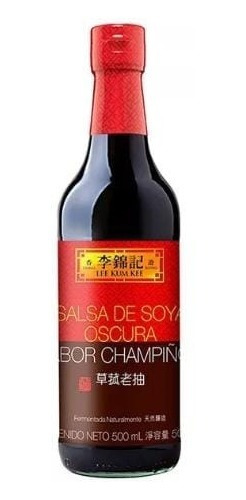 Salsa De Soja C/hongos - Lee Kum Kee- 500 Ml. Orig Oriental.