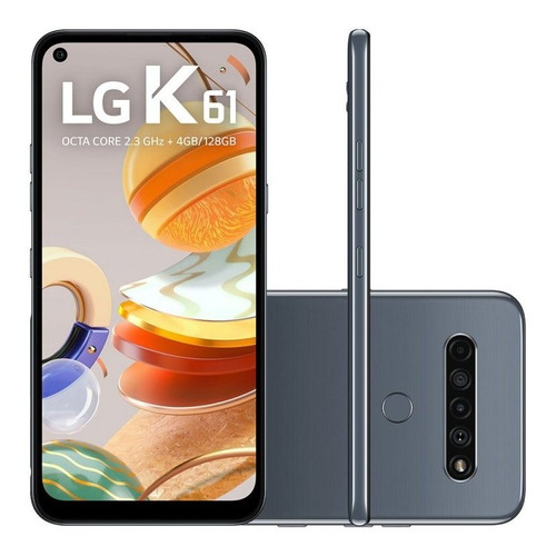 Celular LG K61 4gb Ram 128gb Tela 5,63 Camera Quadrupla Octa