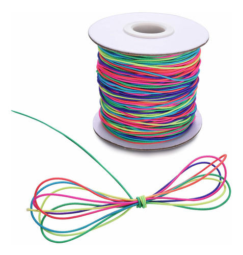 Cordón Elástico De 100 M De Color Arcoíris, Cordón ...