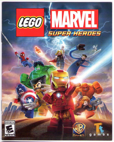 Lego Marvel Super Heroes Playstation 3 Ps3 Solamente Manual