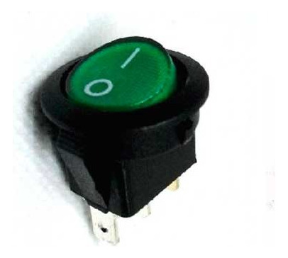 Switch Balancin Con Piloto Verde  Radox 835-102