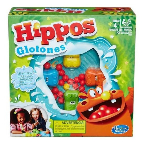 Juego Hippos Glotones Hipopotamos Original Hasbro / Diverti