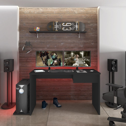 Mesa Para Computador Notebook Desk Game Drx 8000 - Mpozenato Cor Preto