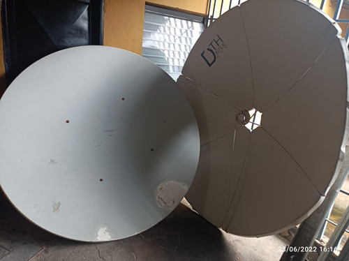 Antena Parabolicas De Metal 2,40 Mts Y De Fibra 2,10 Mts