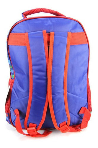 Imagem 4 de 6 de Mochila Escolar Infantil Costas Super Kids Vozz M3802 Azul