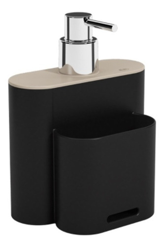 Imagem 1 de 3 de Dispenser Flat Para Detergente E Esponja Pia Cozinha 500ml