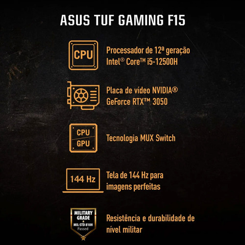 Notebook Asus Tuf Gaming F15 Fx507zc4-hn232w Intel Core I5