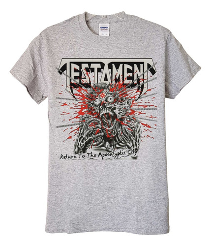 Polera Testament Return To The Apocalyptic Metal Abominatron