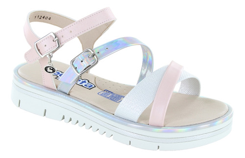 Sandalias Mujer Coqueta 112404-i Rosa Plata 22-26 118-517