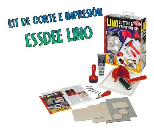 Kit De Grabado E Impresion Linoleo Essdee 23 Piezas Completo