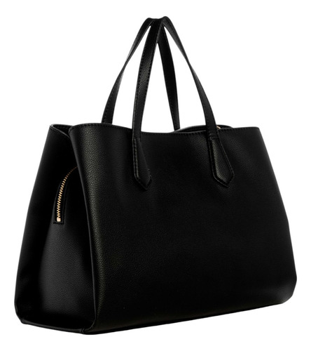 Bolsa Guess Factory Pg978707-bla Acabado de los herrajes Níquel Color Negro Correa de hombro Negro Diseño de la tela Lisa
