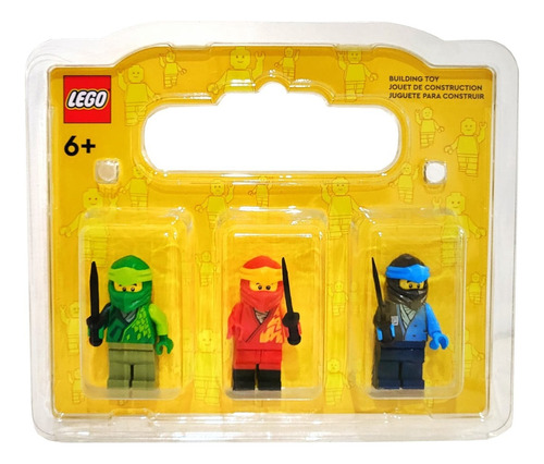 Lego 3 Pack Mini Figuras Armables Intercambiables Accesorios Versión Del Personaje Ninjas