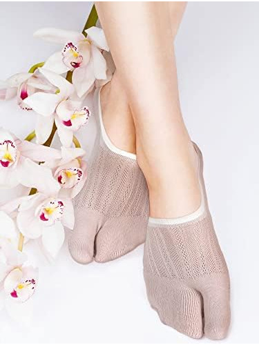 Geyoga 6 Pares De Calcetines Con Chanclas, Calcetines Tabi D