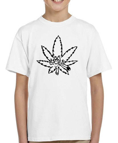 Remera De Niño Chala Marihuana Fumando Cannabis