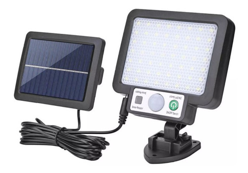 Lámpara Led Solar Sensor De Movimiento 180lm